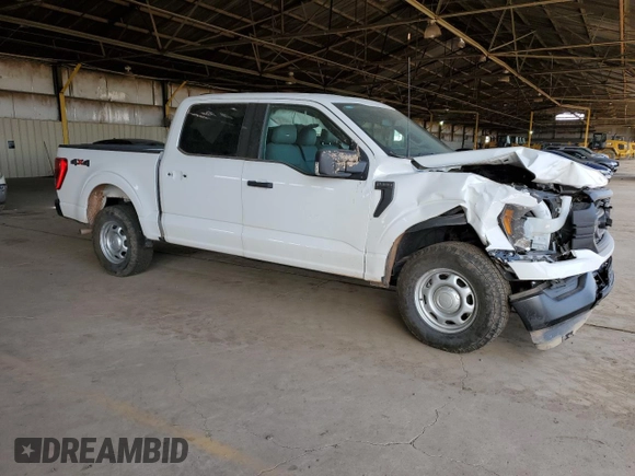 2023 Ford F-150 XL with VIN 1FTEW1EBXPKD31221, listed as a Copart auction lot 47306805 with 14,999 mi miles and Non Repairable. Bid and sale history available at carsss.com. Image 4.