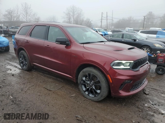 2022 Dodge Durango R/T Plus with VIN 1C4SDJCT9NC222762, listed as a Copart auction lot 84325804 with 51,474 mi miles and Non repairable. Bid and sale history available at DreamBid. Image 4.
