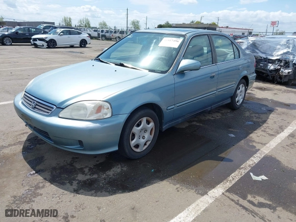 2000 Honda Civic EX with VIN 1HGEJ8641YL042538, listed as a IAAI auction lot 41917496 with 133,999 mi miles. Bid and sale history available at carsss.com. Image 17.