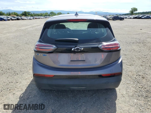2023 Chevrolet Bolt EV 1LT with VIN 1G1FW6S09P4124885, listed as a Copart auction lot 57169545 with 47,426 mi miles and Salvage title. Bid and sale history available at DreamBid. Image 6.