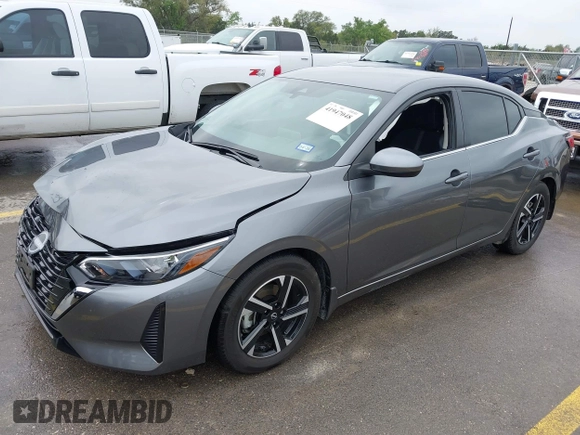 2024 Nissan Sentra SV with VIN 3N1AB8CV6RY262194, listed as a IAAI auction lot 41947048 with 5,629 mi miles and . Bid and sale history available at DreamBid. Image 17.