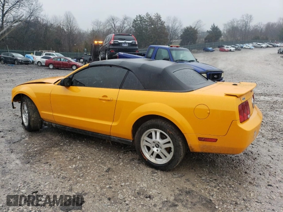 2008 Ford Mustang Deluxe with VIN 1ZVHT84N185189591, listed as a Copart auction lot 44722655 with 92,285 mi miles and Clean Title. Bid and sale history available at carsss.com. Image 2.