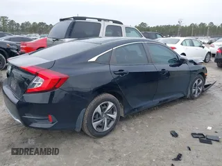 2020 Honda Civic Sedan LX with VIN 19XFC2F60LE015313, listed as a IAAI auction lot 41461207 with 58,276 mi miles. Bid and sale history available at carsss.com. Image 4.