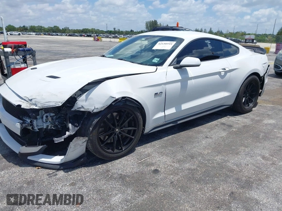2019 Ford Mustang GT with VIN 1FA6P8CF6K5121986, listed as a IAAI auction lot 42150544 with 46,653 mi miles and . Bid and sale history available at DreamBid. Image 2.