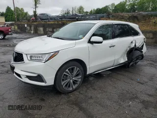 2020 Acura MDX Technology z VIN 5J8YD4H53LL036980, wystawiony jako Copart lot #57958915 z przebiegiem 42 535 mil mil oraz Szkoda całkowita • Salvage title. Historia ofert i sprzedaży dostępna na DreamBid. Obrazek 1.