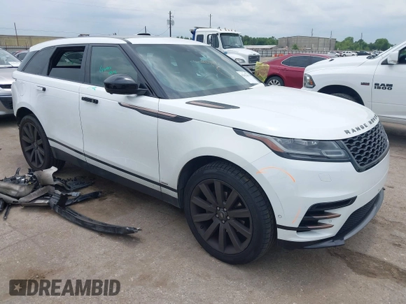 2018 Land Rover Range Rover Velar R-Dynamic HSE with VIN SALYM2RX4JA747575, listed as a IAAI auction lot 42432455 with 83,499 mi miles and . Bid and sale history available at DreamBid. Image 1.