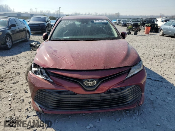 2020 Toyota Camry LE with VIN 4T1C11AK6LU947925, listed as a Copart auction lot 47121015 with 103,598 mi miles and Salvage Title. Bid and sale history available at carsss.com. Image 5.
