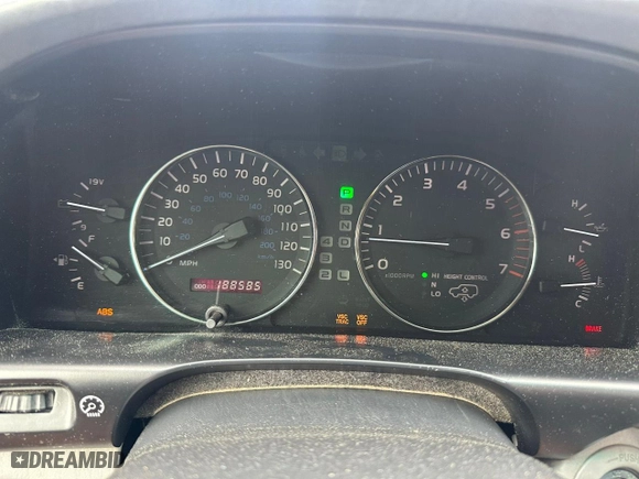 2004 Lexus LX 470 with VIN JTJHT00W043545700, listed as a Copart auction lot 72940504 with 188,585 mi miles and Clean Title. Bid and sale history available at carsss.com. Image 8.