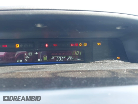 2012 Toyota Prius Two with VIN JTDZN3EU2C3010280, listed as a IAAI auction lot 41603213 with 219,654 mi miles and . Bid and sale history available at DreamBid. Image 7.