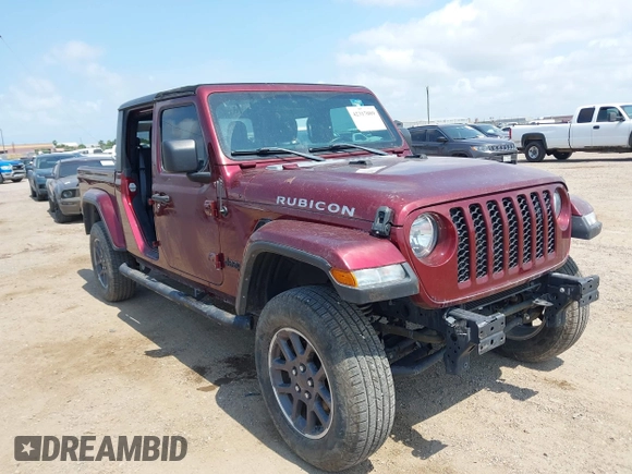 2021 Jeep Gladiator Sport S with VIN 1C6HJTAG8ML542343, listed as a IAAI auction lot 42317089 with 56,354 mi miles and . Bid and sale history available at DreamBid. Image 1.