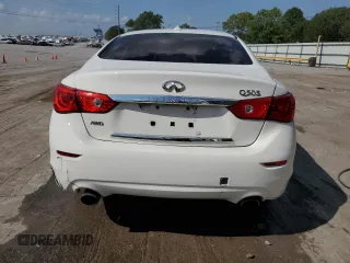2017 Infiniti Q50 Premium with VIN JN1EV7AR8HM834862, listed as a Copart auction lot 62843284 with 65,169 mi miles and Non Repairable. Bid and sale history available at carsss.com. Image 6.