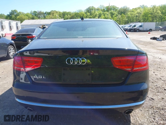 2013 Audi A8 3.0L with VIN WAURGAFD0DN005532, listed as a IAAI auction lot 42113540 with 176,635 mi miles and . Bid and sale history available at DreamBid. Image 16.
