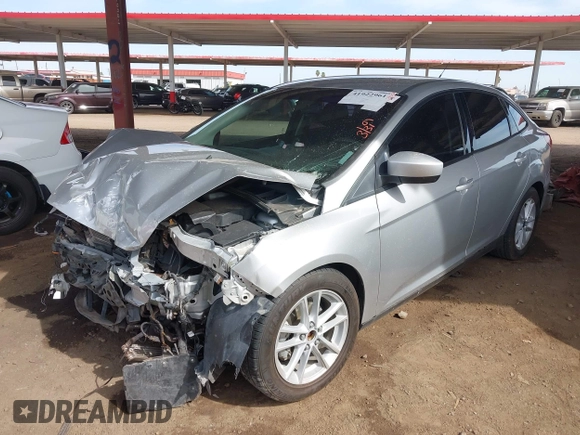 2018 Ford Focus SE with VIN 1FADP3FE7JL271029, listed as a IAAI auction lot 41922961 with 86,578 mi miles. Bid and sale history available at carsss.com. Image 16.