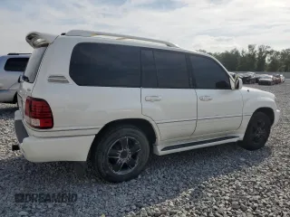 2006 Lexus LX 470 z VIN JTJHT00W564011069, wystawiony jako Copart lot #54151835 z przebiegiem 381 667 mil mil oraz Czysty tytuł • Clean title. Historia ofert i sprzedaży dostępna na DreamBid. Obrazek 3.