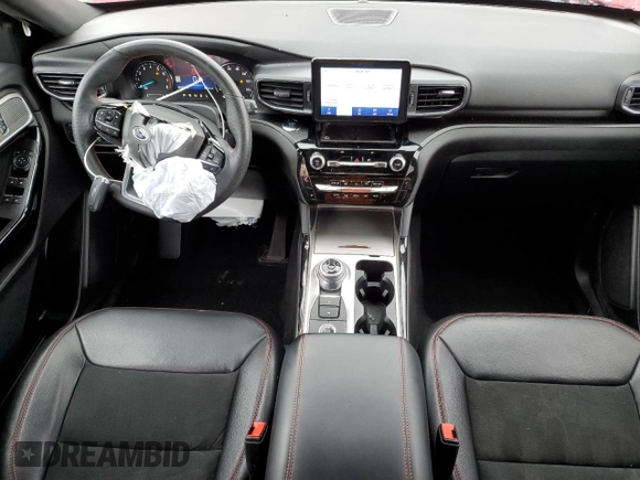 2022 Ford Explorer ST-Line с VIN 1FMSK8KH7NGA27596, выставлен на аукционе Copart как лот 48417085 с пробегом 30 477 миль миль и Списание • Salvage title. История ставок и продаж доступна на DreamBid. Изображение 8.