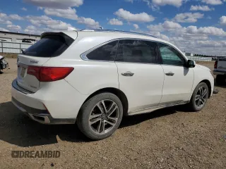 2017 Acura MDX Advance with VIN 5FRYD4H85HB004355, listed as a Copart auction lot 53860985 with 68,241 mi miles and Salvage title. Bid and sale history available at DreamBid. Image 3.