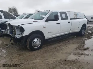 2022 Ram 3500 Tradesman with VIN 3C63RPGL4NG404280, listed as a Copart auction lot 46774575 with 177,086 mi miles and Salvage Title. Bid and sale history available at carsss.com. Image 1.