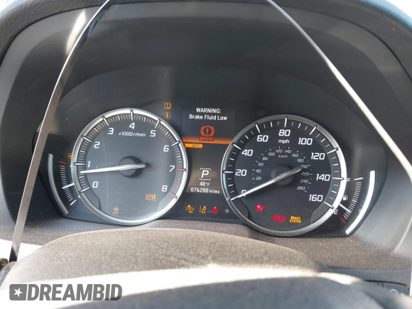 2017 Acura MDX with VIN 5J8YD4H33HL002799, listed as a IAAI auction lot 41157426 with 76,288 mi miles. Bid and sale history available at carsss.com. Image 7.