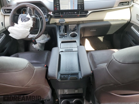 2023 Toyota Sienna Platinum with VIN 5TDESKFC5PS087348, listed as a Copart auction lot 45996745 with 30,307 mi miles and Salvage Title. Bid and sale history available at DreamBid. Image 8.