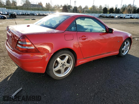 2003 Mercedes-Benz SLK 320 with VIN WDBKK65F43F282727, listed as a Copart auction lot 84246624 with 70,244 mi miles and Clean title. Bid and sale history available at DreamBid. Image 3.
