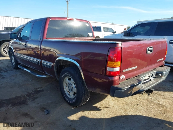 2001 Chevrolet Silverado 1500 LT with VIN 2GCEC19TX11103206, listed as a IAAI auction lot 41607555 with 1 mi miles. Bid and sale history available at carsss.com. Image 3.