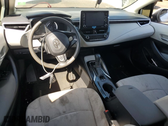 2021 Toyota Corolla LE with VIN JTDEPMAE3MJ149294, listed as a Copart auction lot 53946545 with 54,138 mi miles and Salvage Title. Bid and sale history available at carsss.com. Image 8.