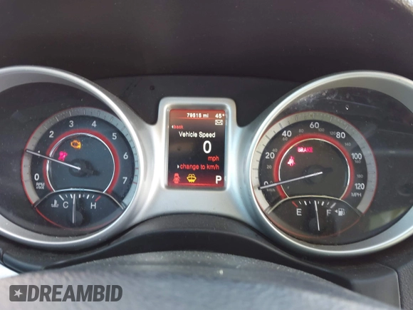 2019 Dodge Journey SE with VIN 3C4PDCBB9KT738520, listed as a IAAI auction lot 41876483 with 79,515 mi miles and . Bid and sale history available at DreamBid. Image 7.