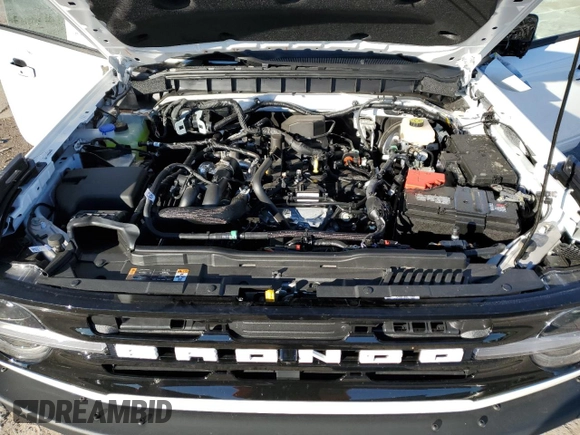 2024 Ford Bronco Outer Banks with VIN 1FMDE8BH5RLB09775, listed as a Copart auction lot 81419964 with 633 mi miles and Salvage Title. Bid and sale history available at DreamBid. Image 14.
