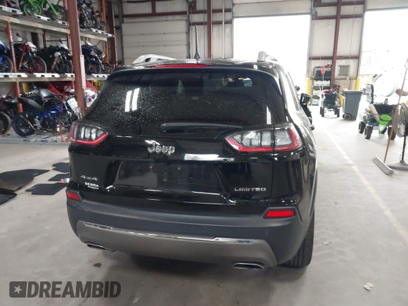 2019 Jeep Cherokee High Altitude with VIN 1C4PJMDX6KD159241, listed as a IAAI auction lot 40742596 with 37,407 mi miles and . Bid and sale history available at DreamBid. Image 16.
