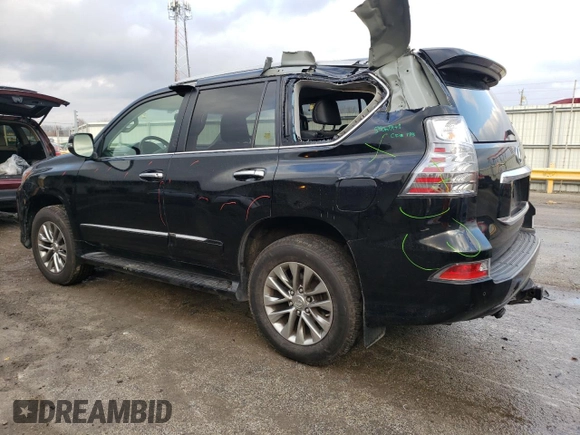 2019 Lexus GX with VIN JTJJM7FX8K5230894, listed as a Copart auction lot 84860724 with 52,758 mi miles and Salvage Title. Bid and sale history available at carsss.com. Image 2.