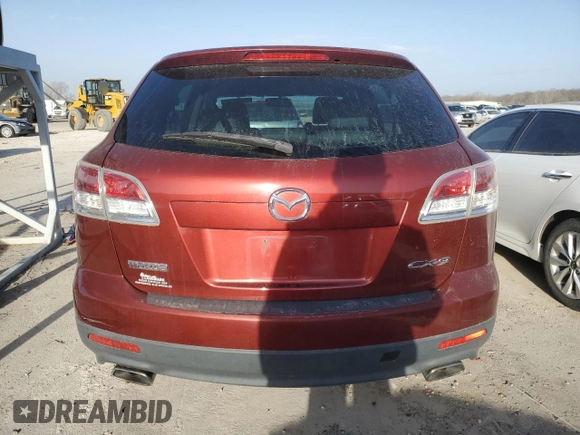 2009 Mazda CX-9 Touring with VIN JM3TB28A090177362, listed as a Copart auction lot 49723795 with 216,792 mi miles and Salvage Title. Bid and sale history available at carsss.com. Image 6.