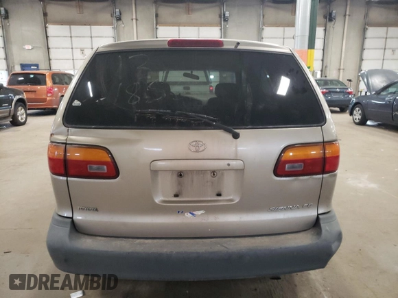 2000 Toyota Sienna CE with VIN 4T3GF19C1YU226507, listed as a Copart auction lot 49090765 with 116,019 mi miles and Clean Title. Bid and sale history available at carsss.com. Image 6.