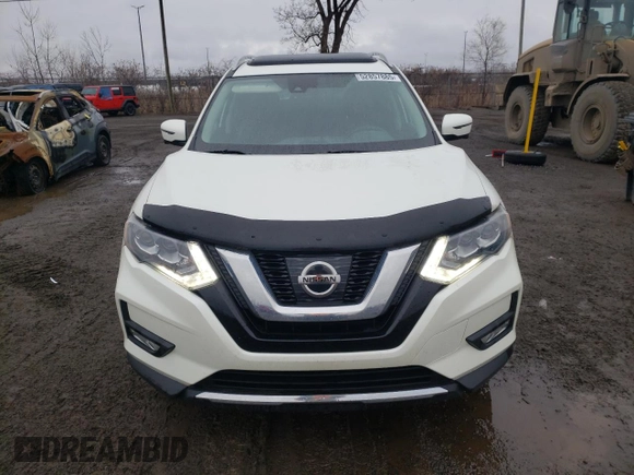 2017 Nissan Rogue S with VIN 5N1AT2MV1HC851274, listed as a Copart auction lot 52857885 with 81,223 mi miles and Salvage Title. Bid and sale history available at carsss.com. Image 5.