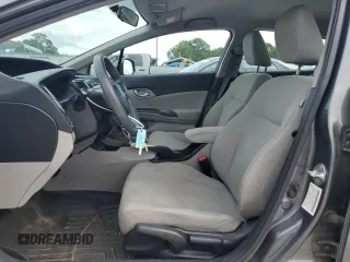 2013 Honda Civic LX with VIN 2HGFB2F58DH509100, listed as a Copart auction lot 60142585 with 154,973 mi miles and Salvage title. Bid and sale history available at DreamBid. Image 7.
