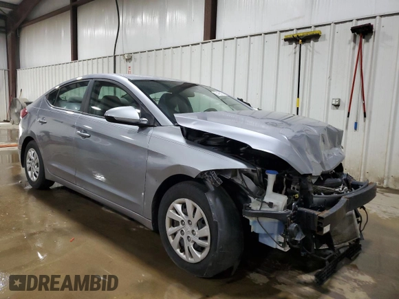 2017 Hyundai Elantra SE with VIN 5NPD74LF8HH210770, listed as a Copart auction lot 55426955 with 133,073 mi miles and Salvage Title. Bid and sale history available at DreamBid. Image 4.