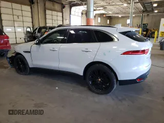 2018 Jaguar F-Pace 35t Prestige with VIN SADCK2EV7JA252724, listed as a Copart auction lot 71237194 with 50,582 mi miles and Salvage title. Bid and sale history available at DreamBid. Image 2.