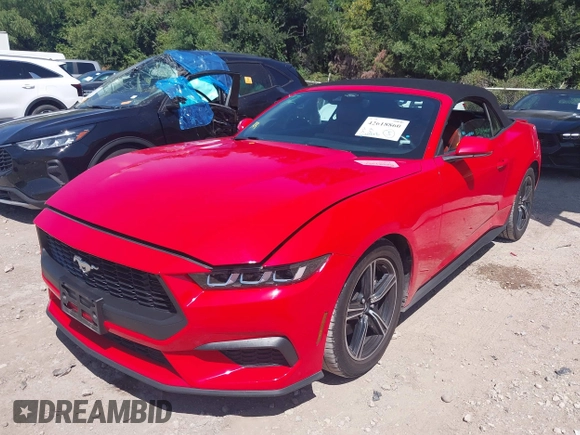 2024 Ford Mustang EcoBoost with VIN 1FAGP8UH2R5130814, listed as a IAAI auction lot 42618860 with 34,042 mi miles and . Bid and sale history available at DreamBid. Image 17.