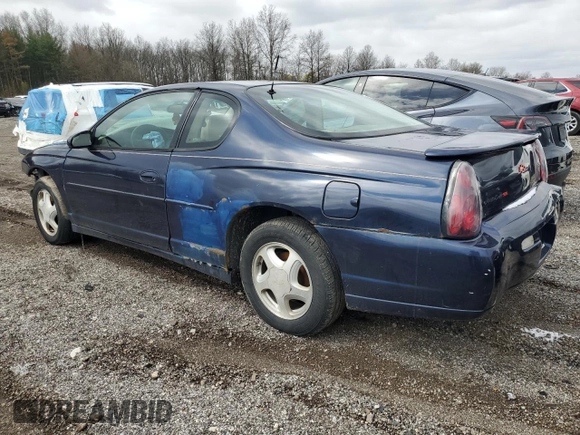 2001 Chevrolet Monte Carlo SS with VIN 2G1WX15K919161470, listed as a Copart auction lot 52084045 with 170,678 mi miles and Salvage Title. Bid and sale history available at carsss.com. Image 2.