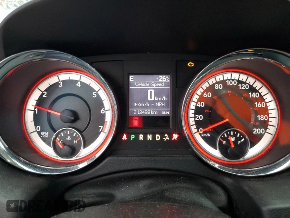 2017 Dodge Grand Caravan Crew Plus with VIN 2C4RDGDG9HR754866, listed as a Copart auction lot 42341225 with 213,458 mi miles and Salvage Title. Bid and sale history available at DreamBid. Image 9.