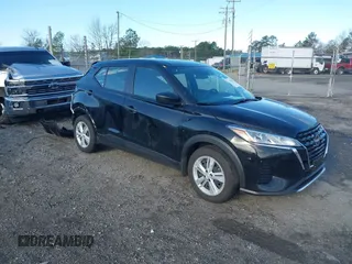 2024 Nissan Kicks S with VIN 3N1CP5BV8RL549253, listed as a IAAI auction lot 41725224 with 21,732 mi miles. Bid and sale history available at carsss.com. Image 1.