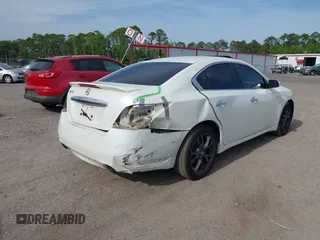 2014 Nissan Maxima SV z VIN 1N4AA5AP3EC466222, wystawiony jako IAAI lot #42176683 z przebiegiem 135 575 mil mil oraz . Historia ofert i sprzedaży dostępna na DreamBid. Obrazek 4.