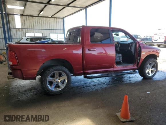 2012 Ram 1500 Sport with VIN 1C6RD7MT0CS254137, listed as a Copart auction lot 51603635 with 0 mi miles and Clean Title. Bid and sale history available at carsss.com. Image 3.
