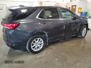 2022 Chevrolet Equinox LT with VIN 3GNAXKEV2NS244921, listed as a Copart auction lot 57093084 with 47,545 mi miles and Non Repairable. Bid and sale history available at DreamBid. Image 3.