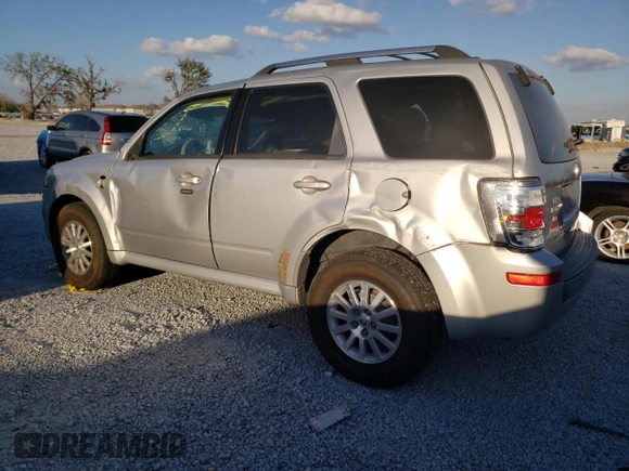 2009 Mercury Mariner Premier z VIN 4M2CU87789KJ23933, wystawiony jako Copart lot #45120455 z przebiegiem 104 465 mil mil oraz Szkody całkowita. Historia ofert i sprzedaży dostępna na DreamBid. Obrazek 2.