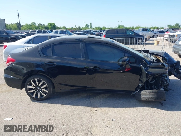 2015 Honda Civic Sedan EX-L with VIN 2HGFB2F97FH537234, listed as a IAAI auction lot 42002845 with 148,357 mi miles. Bid and sale history available at carsss.com. Image 13.
