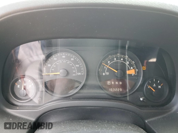 2016 Jeep Compass Sport with VIN 1C4NJCBAXGD666232, listed as a Copart auction lot 55949215 with 163,229 mi miles and Clean Title. Bid and sale history available at DreamBid. Image 9.