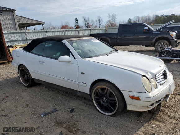 1999 Mercedes-Benz CLK-Class with VIN WDBLK65G2XT021195, listed as a Copart auction lot 50911545 with NaN miles and Clean Title. Bid and sale history available at carsss.com. Image 4.