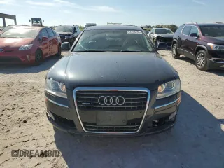2008 Audi A8 L 4.2L with VIN WAUMV94E18N012943, listed as a Copart auction lot 43263135 with 57,266 mi miles and Clean Title. Bid and sale history available at carsss.com. Image 5.