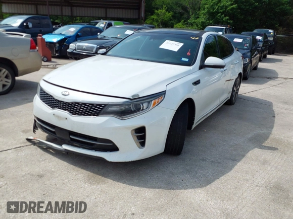 2016 Kia Optima SXL Turbo with VIN 5XXGV4L26GG015874, listed as a IAAI auction lot 42127366 with 166,970 mi miles. Bid and sale history available at carsss.com. Image 17.