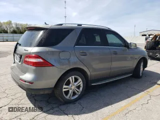 2012 Mercedes-Benz M ML 350 with VIN 4JGDA5HB9CA027046, listed as a Copart auction lot 53982985 with 214,917 mi miles and Clean Title. Bid and sale history available at carsss.com. Image 3.